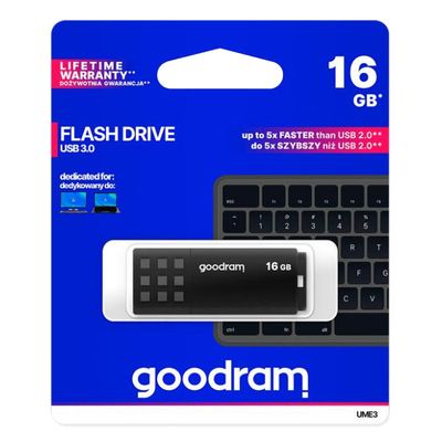 Flash disk GOODRAM USB 3.0 16GB bílo-černý