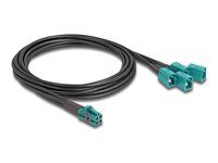 Cable Mini FAKRA Z jack quad to 4 x FAKR