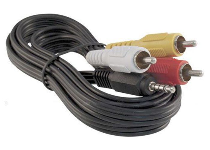 Kabel TIPA JACK 3,5 stereo 4pin/3xCINCH 1,5m