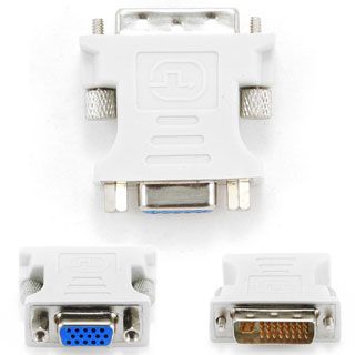 Redukce z DVI-A 24pin samec na VGA 15pin HDsamice