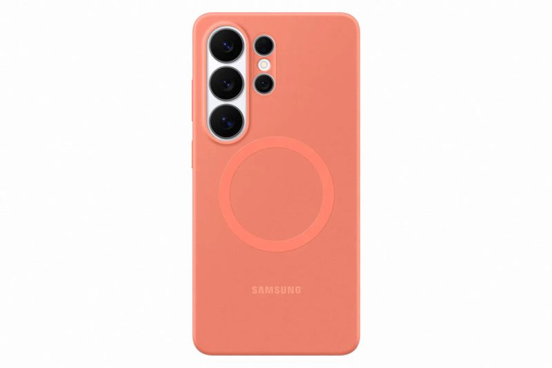 Samsung Silikonový kryt s magnetem S26 Ultra Coralred