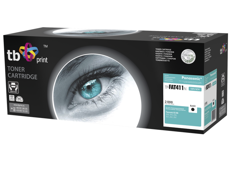 Toner TB kompatibilní s Panasonic KX-FAT411E,Black