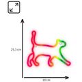 MANTA RGB CAT, LED Neon plexi dekorace