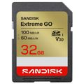 SanDisk Extreme Go SDHC karta, 32 GB, V30, 100Mb/s