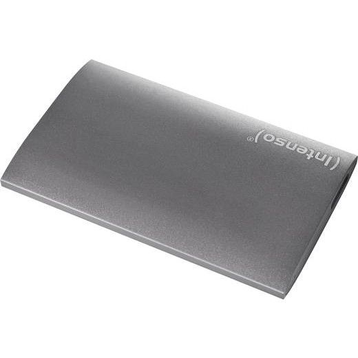 INTENSO PREMIUM, Externý SSD disk, 500GB, striebor