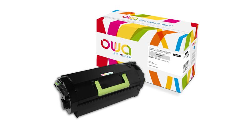 OWA Armor toner kompatibilní s LEXMARK 62D2000, černá/black