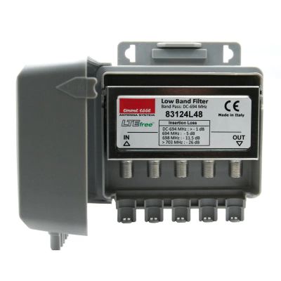 Anténní filtr Emme Esse 83124L48, na stožár, filtr 5G, dolní propust DC až 694MHz
