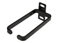 Network Rack-Mount Cord Organizer Ring (CMHOOK1UN) - Kroužek pro uspořádání kabelů - černá - 1U - pro P/N: RACK-18U-20-WALL-OA, RACK-21U-20-WALL-OA, RACK-24U-20-WALL-OA, RK3236BKF, RKQMCAB12V2