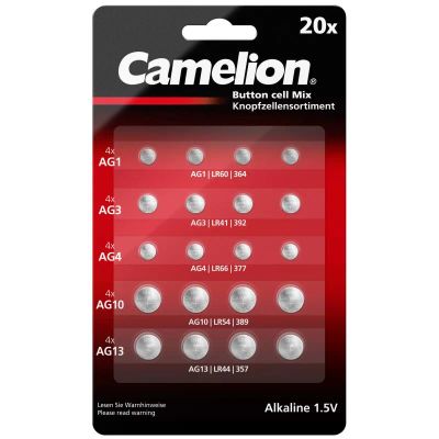 CAMELION Batérie alkalické AG, 20ks sada