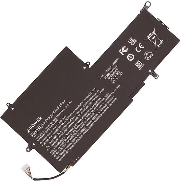 2-POWER Baterie 11,4V 4800mAh pro HP Spectre Pro x360 G1, Spectre X360 13-4000 series