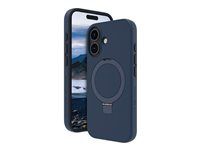 Zadní kryt pro mobilní telefon - stojan - kompatibilita s MagSafe - D3O, plast - modrá - pro Apple iPhone 16 Plus