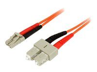 1m Multimode Fiber Patch Cable LC - SC - 50FIBLCSC1