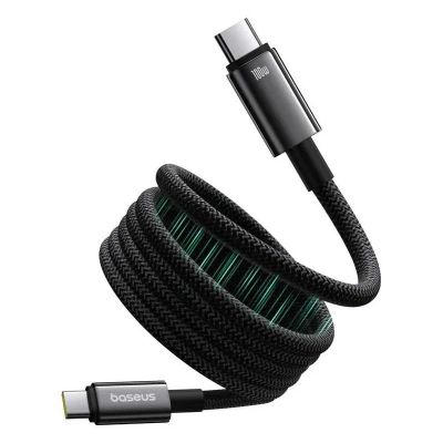 Kabel BASEUS Tungsten Gold USB-C/USB-C 1m Black 100W