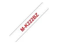 Plast - červená na bílé - Role (0,9 cm x 8 m) 1 kazeta/y páska - pro P-Touch PT-55, PT-55P, PT-90