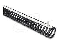 Delock - Kabelovod - flexible self-adhesive screwable - 50 cm - cerná