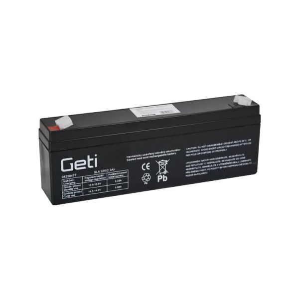 Baterie olověná 12V 2.3Ah GETI
