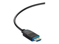 4K 60Hz Plenum Rated - High Speed - HDMI kabel - HDMI s piny (male) do HDMI, USB-C - 91.4 m - černá - plénum, Active Optical Cable (AOC), podpora 4K60Hz