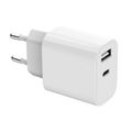 GEMBIRD TA-UC-2AC12-01, Nabíječka, USB/USB-C, 12W