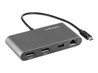 Portable Dual Monitor w/ DP 4K 60Hz - 2X USB-A Hub (3.2/2.0), GbE - 28cm Cable - TB3 Multiport Adapter - Mac/Windows - Upgraded Version of TB3DKM2DP (TB3DKMDPL) - Dokovací stanice - Thunderbolt 3 - 2 x DP - 1GbE