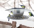Krmítko pro ptáky BIRDYFEED ROUND antracit 29,4 cm