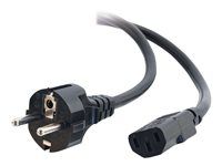 Elektrický kabel - power CEE 7/7 (M) do power IEC 60320 C13 - 2.5 m - černá - Evropa