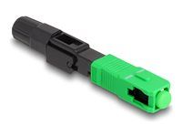 Optical fiber quick connector SC Simplex