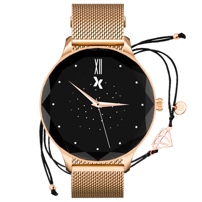 MAXCOM FW52 Diamond Gold, Chytré hodinky + náramek