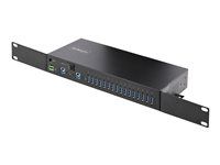 Rozbočovač - průmyslový - 16 x USB 3.2 Gen 1 - desktop, Lze montovat do rozvaděče, lze montovat na konzolu DIN