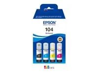 4-balení - černá, žlutá, azurová, purpurová - originální - doplnění inkoustu - pro P/N: C11CL59409CA, C11CL62402, C11CL62403, C11CL62424, C11CL63401, C11CL63402