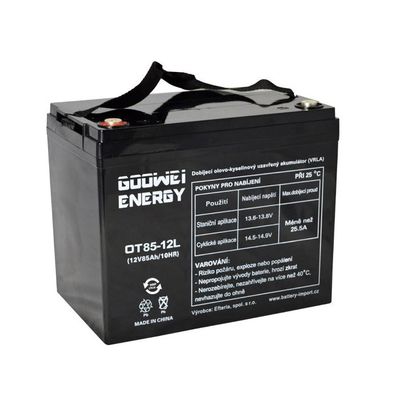 Trakční olověný akumulátor 12V 85Ah GOOWEI ENERGY OTL85-12 DEEP CYCLE