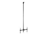 8.2' to 9.8' Long Pole - Full Motion - Supports Displays 32" to 75" - For VESA Mount Compatible TVs (FPCEILPTBLP) - Držák - pro plochý panel - vysoce odolná ocel - černá - velikost obrazovky: 32"-70" - stropní montáž - pro P/N: HDMIPLATE