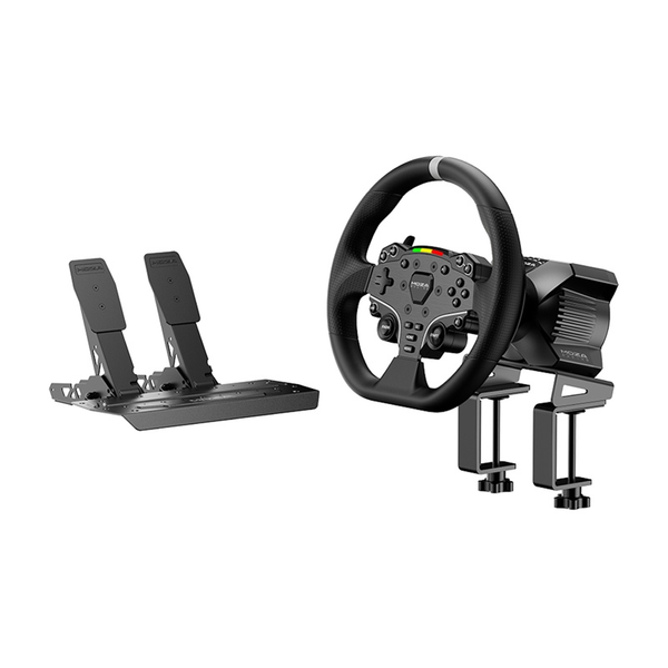 Herní set MOZA RACING R3 RS074 base R3 + volant ES + pedály SRP-Lite + svorky