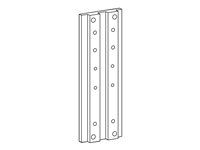 Upevňovací komponent (montážní kolejnice) - pro plochý panel - hliník - montáž na stěnu - pro ARMS 100 series, 200 series, 300 series, 400 series