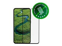 Ochrana obrazovky pro mobilní telefon - bulk - barva rámu černá - pro Samsung Galaxy A55
