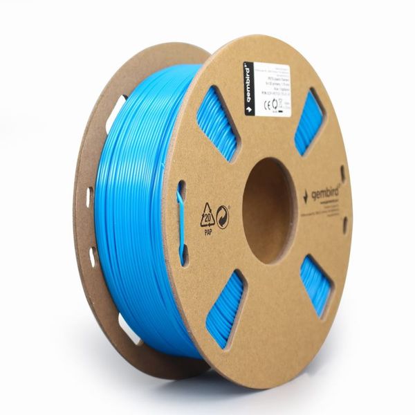 GEMBIRD Náplň 3D PETG 1.75mm/1kg Blue