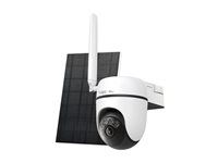 Solar-Powered Security Camera Kit - síťová bezpečnostní kamera - otáčení/naklonění - venkovní - odolný proti prachu/počasí - barevný (Den a noc) - 3 Mpix - 2304 x 1296 - 2K - pevné ohnisko - audio - bezdrátový - 4G, LTE - s Tapo A201 solární panel