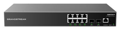 Grandstream GWN7801P L2+ Managed Network Switch 8x 1Gb RJ45, 2x SFP, PoE+, DHCP, QoS, VLAN