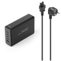 HAMA GaN, Rychlonabíječka, 4x USB-C PD/QC 240W