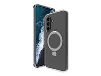 Zadní kryt pro mobilní telefon - stojan - kompatibilita s MagSafe - plast - průsvitná - pro Samsung Galaxy A56