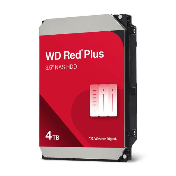 QNAP - WD, HDD, RedPlus, SATAIII, 3,5'', 4TB