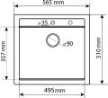 Aquasanita - Helika Quadro 565 alba