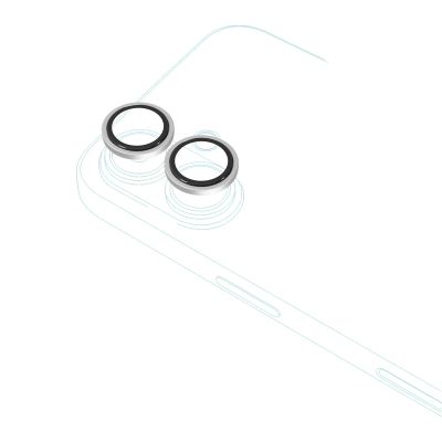 Epico Alu Lens Protectors iPhone 17 - stříbrná