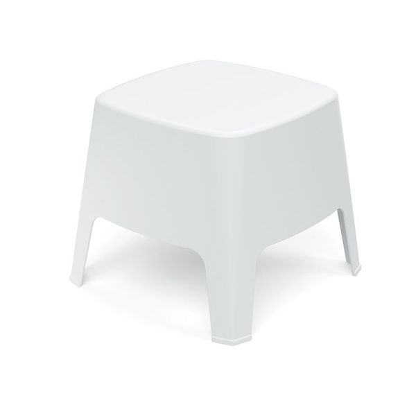 Židle MILANE 485x485x420mm - bílá