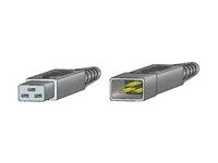 Elektrický kabel - IEC 60320 C20 do IEC 60320 C19 - AC 250 V - 2.74 m - pro P/N: MDS-9506