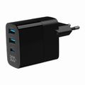 GEMBIRD Nabíječka, 2x USB/USB-C, 30W, černá