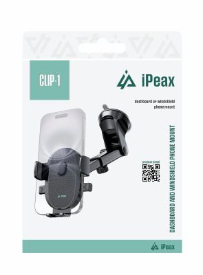 Držiak do auta na palubnú dosku CLIP-1 čierny