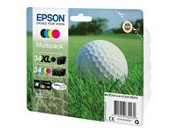 4-balení - XL - černá, žlutá, azurová, purpurová - originální - blistr s RF / akustickým alarmem - inkoustová cartridge - pro WorkForce Pro WF-3720DWF, WF-3725DWF