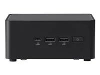 Barebone - mini PC 1 x Core 3 100U / až 4.7 GHz - RAM 0 GB - Intel Arc Graphics - IEEE 802.11ax (Wi-Fi 6E), Gigabit Ethernet, 2.5 Gigabit Ethernet, Bluetooth 5.3 - černá