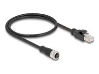 M12 Adapter Cable D-coded 4 pin female t