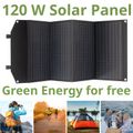 Přenosná solární nabíječka Bresser 120 wattů s USB